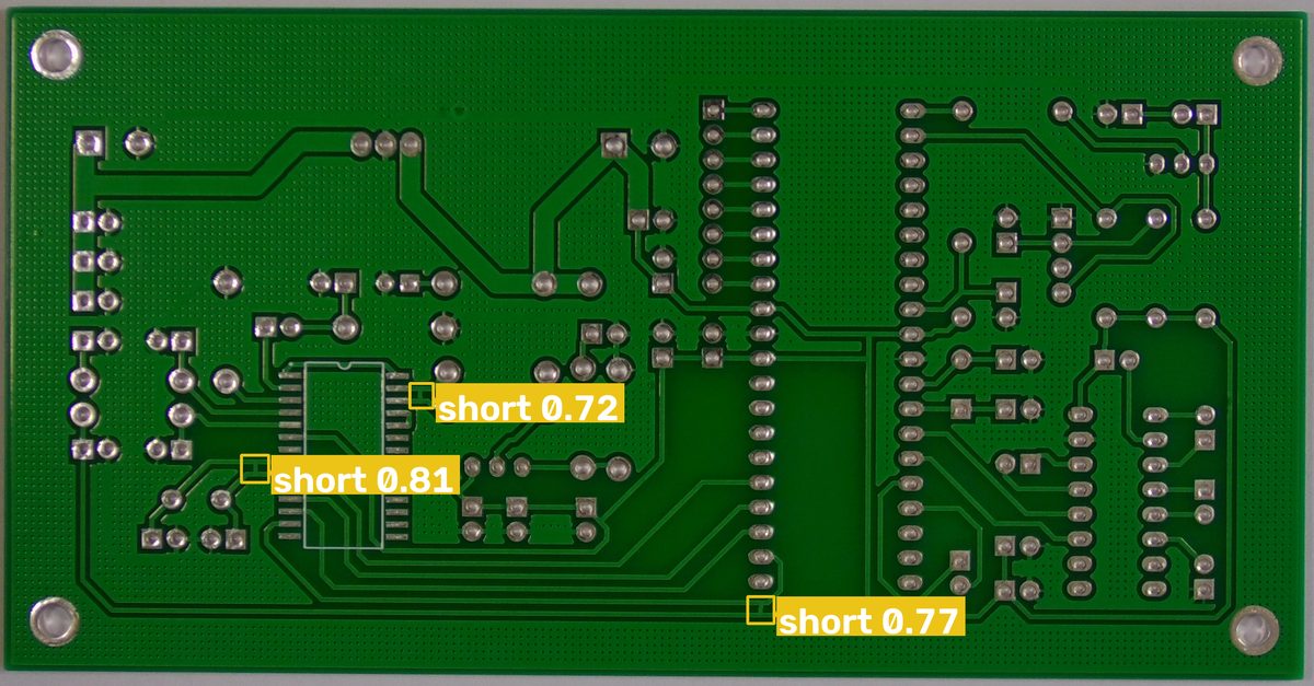 Short circuit detection result